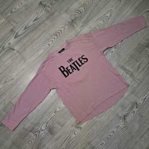 Beatles Long Sleeve Pink Graphic Tee -Sizw 13/14